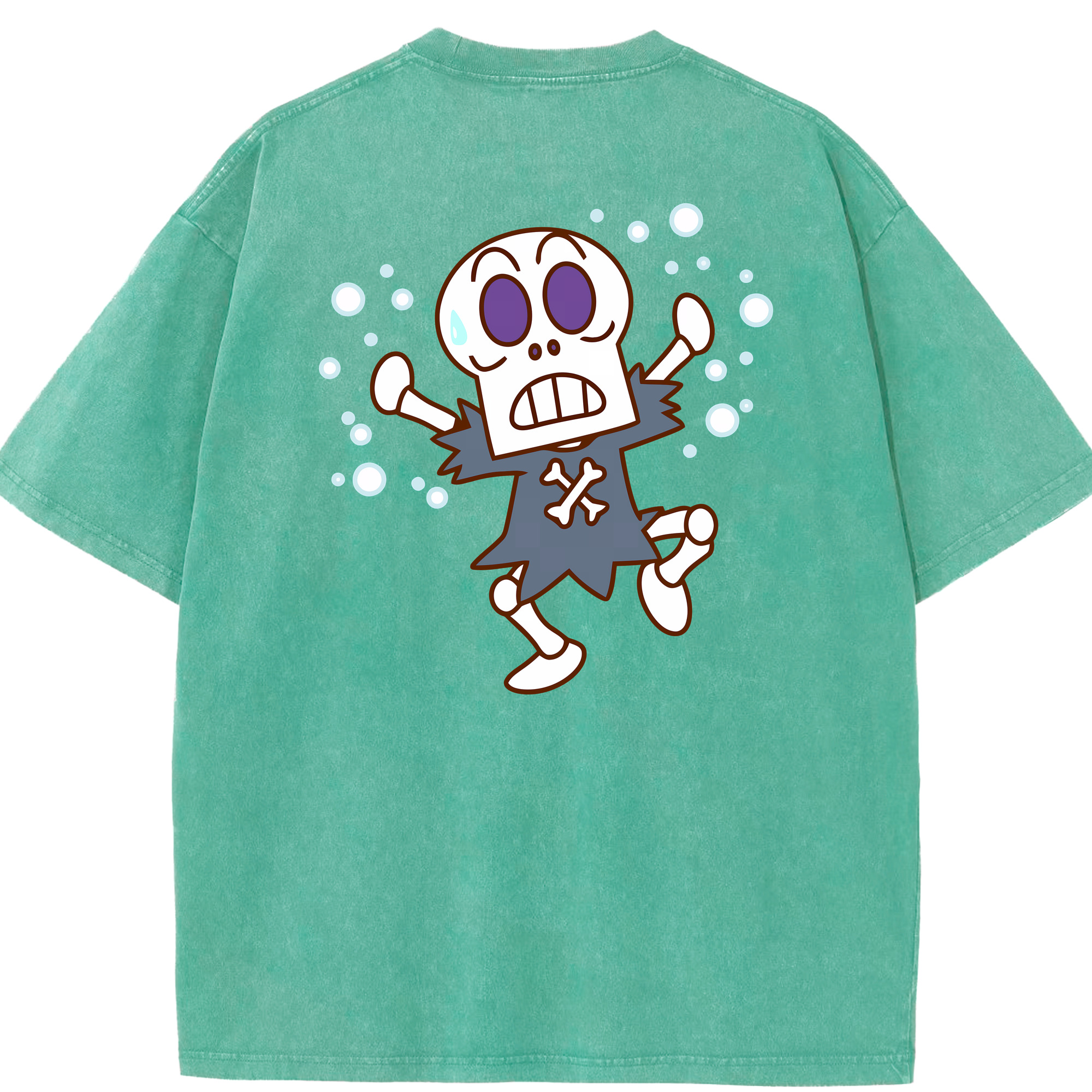 （画像用） アンパンマン Anpanman 綿100% ヴィンテージ風 半袖Tシャツ（背面プリント）